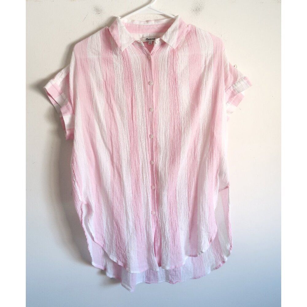 Madewell Striped Button Up - Size Small